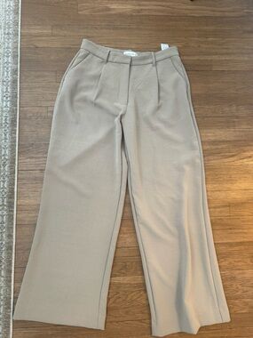 Abercrombie & Fitch Wide Leg Tan Pants 31LONG